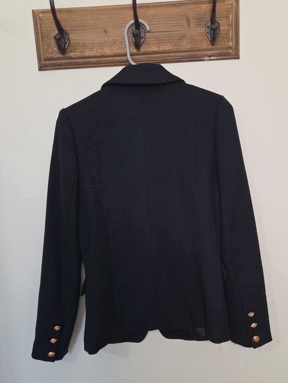 Lioness Double Breasted Navy Blue Gold Button Blazer Medium EUC - Picture 7 of 9